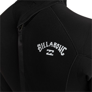 2022 Billabong Mens Intruder 4/3mm Back Zip Wetsuit F44M94 - Black